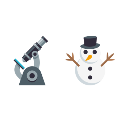 🔬⛄ Emoji Domain EmojiOne rendering